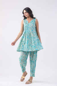 ชุดสายผ้าฝ้ายสำหรับเลี้ยงดูสตรีดีไซน์ใหม่ล่าสุดพิมพ์ลายทันสมัย - Product Image 4