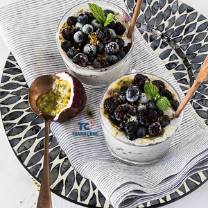 Plateau rond géométrique noir en nacre naturelle fait à la main, plateau de service de décoration de maison, meilleure qualité, prix de gros, 2023 - Product Image 6