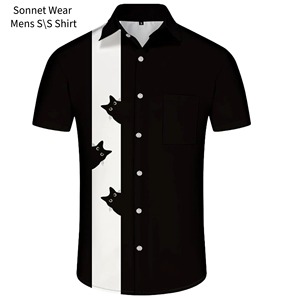 Mens Aop pattern printed Short sleeve Shirt - Product Image 2