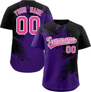 Custom Wholesale Baseball Jersey 100 Percent <b>Polyester</b> Breathable Printed <b>Tshirt</b> Sets with Design Options - Product Image 2