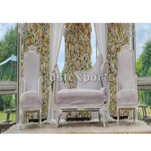 Decoración de escenario de recepción en inglés, tema elegante blanco de Calgary, escenario de boda, último escenario de boda para ceremonia de compromiso, Australia - Product Image 1