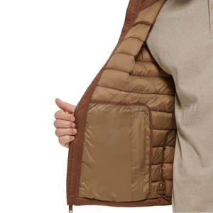 Chaqueta acolchada de lona para hombre, recién llegada, para exteriores, cálida, para invierno, transpirable, impermeable, con logotipo frontal, venta directa de fábrica - Product Image 6