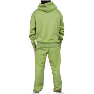 Chándal de gran tamaño unisex para hombre, Sudadera con capucha y pantalón de chándal, conjunto de chándal en blanco, chándales transpirables para correr - Product Image 6
