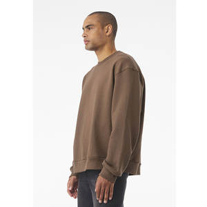 Winter <b>Men</b> Solid Color Fluffy <b>Fleece</b> <b>Black</b> Woman Pullover Hoodie Warm Crew Neck <b>Fleece</b> Sweatshirt Man - Product Image 5