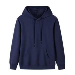 100% coton sweats à capuche blanc épais polaire poids lourd sweats à capuche surdimensionnés impression personnalisée Logo hommes sweats à capuche et sweat-shirts - Product Image 3