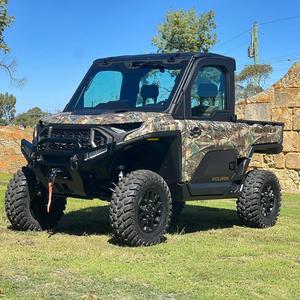 รถ Polaris Ranger 4x4 UTV รุ่นใหม่ ดีไซน์ลายพราง ห้องโดยสารแบบมีหลังคา เกียร์อัตโนมัติ เครื่องยนต์เบนซิน 4 จังหวะ รับน้ำหนักได้ 400-500 กิโลกรัม - Product Image 5