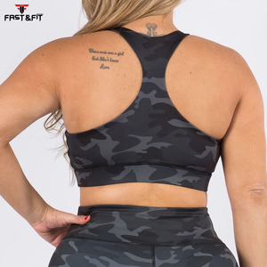 ชุดบราและกางเกงขาสั้นผ้าฝ้ายลาย100% สำหรับออกกำลังกายในยิมของผู้หญิงดีไซน์ใหม่ยาวเหนือเข่าจำนวน2ชิ้น - Product Image 4