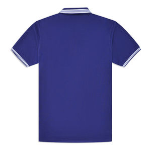 Personalizable 100% algodón liso E azul liso Piqué para Polo camisa ecológica de gama alta patrón sólido tela de los hombres para Polo camisa - Product Image 4