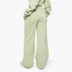 กางเกงขายาวทรงตรงเอวกลางผ้าฟลีซสำหรับผู้หญิง ใส่สบาย นุ่ม อุ่น เหมาะสำหรับใส่ในฤดูหนาว เป็นมิตรกับสิ่งแวดล้อม ใส่ได้ทุกวัน - Product Image 6