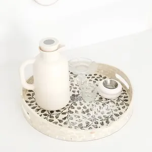 Nouvelle Collection Plateau de Service en Nacre de Haute Qualité de Luxe Fait Main au Vietnam - Product Image 4