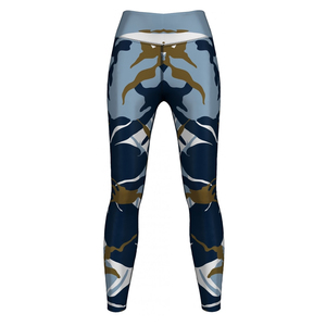 กางเกงเลกกิ้งพิมพ์ลายซับลิเมชันของผู้หญิงกางเกงโยคะเอวยางยืดนุ่มพิมพ์ลาย - Product Image 6