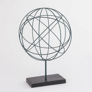 Soporte decorativo de Color negro, decoración para el hogar y la Oficina, accesorios de vajilla de Metal, esculturas decorativas para sala de estar - Product Image 6