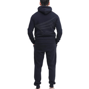 Custom Color 100% Cotton Eco-Friendly Winter Hooded Solid <b>Pullover</b> <b>Men</b> Tracksuit Casual Breathable Quick Dry Lightweight Made - Product Image 3