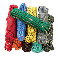Cuerda trenzada de nailon y poliéster de alta tenacidad, Material PE de calidad, cuerdas de embalaje para acampar al aire libre en tamaños 6mm 8mm 10mm 12mm 14mm