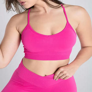 ชุดสปอร์ตบราและกางเกงขาสั้น2ชิ้นชุดเล่นโยคะผ้าไนลอนสแปนเด็กซ์ขนาดใหญ่พิเศษออกแบบได้ตามต้องการ - Product Image 3