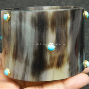 กำไลข้อมือทำจากเขาควายและเขาสัตว์คุณภาพสูง 100% สำหรับผู้หญิงและเด็ก โดยผู้ผลิตชาวอินเดียในราคาที่เข้าถึงได้ - Product Image 4