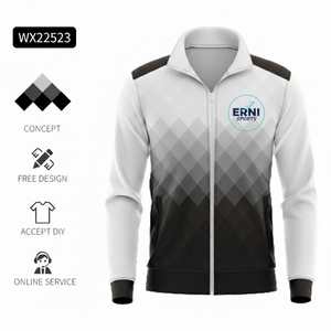 Chándal Deportivo Personalizado con Logotipo, Talla Grande, Unisex, de Secado Rápido, Sublimado, con Cremallera Completa, para Gimnasio, Entrenamiento, Ropa Deportiva de Equipo - Product Image 4