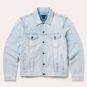 Chaqueta de Mezclilla de Invierno para Hombre Hecha a Medida - Logotipo Frontal, 100% Algodón, Transpirable y de Secado Rápido - Product Image 1