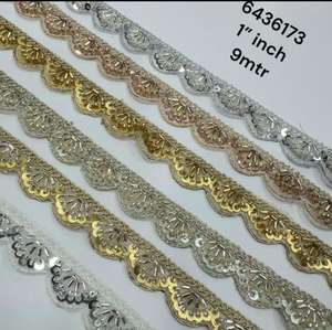 ผ้าลูกไม้ปักกระจกตามสั่งเหมาะสำหรับใช้โดยนักออกแบบเครื่องประดับและนักออกแบบเครื่องแต่งกายที่เหมาะกับการขายต่อ - Product Image 6