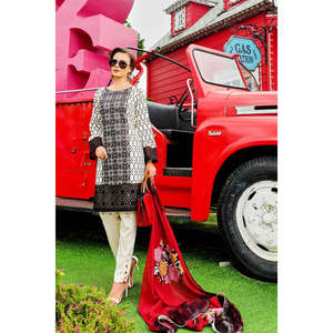 ชุดสูทผ้าฝ้ายปักลายกึ่งสำเร็จรูป Tawakkal Fashion Expedition - 4130 - Product Image 2