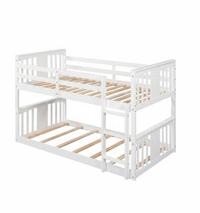 Camas Literas Dobles de Madera Multifuncionales con Escaleras para Dormitorio Infantil - Product Image 5