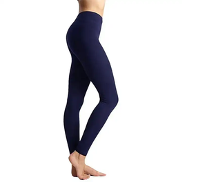 Wholesale <b>Women's</b> High Waist Slim Fit Push Stretch <b>Leggings</b> Butt Lifting Compression Spandex/Polyester Material Private Label - Product Image 2