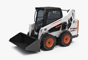 Used S450 Mini Skid Steer Loader Tractor / 4 Wheel Drive Mini Crawler <b>Tracked</b> Skid Steer Loader Used S450 Mini Skid Steer Loader - Product Image 3