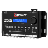 DSP Taramps Pro 2.8S Crossover, processeur audio numérique complet, égaliseur, séquenceur, égalisation graphique 15 bandes, 12 aluminium