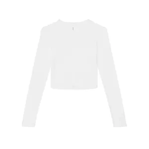 เสื้อยืดเด็กแขนยาวไมโครริบแบบกำหนดเองสำหรับสินค้าส่งเสริมการขาย - Product Image 5