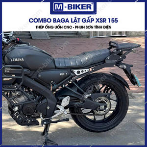 กระเป๋าท้ายรถมอเตอร์ไซค์ M-Biker XSR 155 แบบพับได้ ทำจากคาร์บอนไฟเบอร์และอะลูมิเนียม พร้อมแร็คสัมภาระ COMBO BAGA LT GP XSR 155 สำหรับดัดแปลง/อัพเกรด - Product Image 6