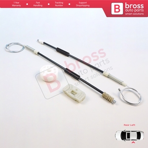 Kit de Reparación de Elevalunas Trasero Izquierdo BWR970 para Clase S W140 1992-1999 Sedán de 4 Puertas 1407301146 - Product Image 2