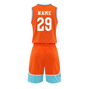 Uniforme de baloncesto de color sólido Uniforme de baloncesto cómodo y transpirable Uniforme de baloncesto de estilo único ligero - Product Image 2