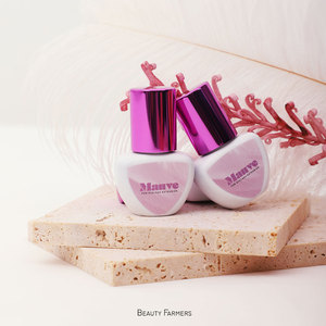 Manufactured Fastest Fixer Eyelash Extension <b>Glue</b> Korea MAUVE Eyelash Adhesive 5g 0.3-0.5 Seconds OEM / Private label possible - Product Image 1
