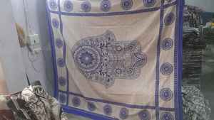 Tapiz de pared con temática de mandala hecho a medida, ideal para tiendas de suministros bohemios y tiendas de temática hippie en estampado geométrico y floral - Product Image 6