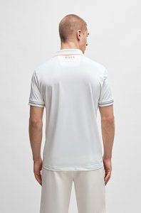 Polo blanco de alta calidad transpirable 100% algodón impresión personalizada bordado logo Fit Golf Blade Collar Polos camisas - Product Image 4