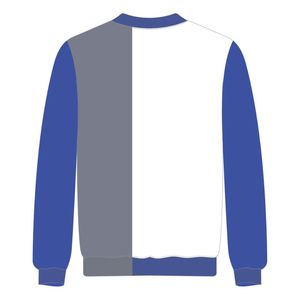 1920 Zeta Phi Beta blanco 3 tonos suéter de punto Divine Nine Greek Sorority Chenille bordado pulóver cuello redondo moda de invierno - Product Image 3