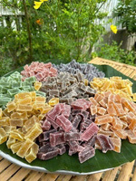 Offre spéciale Meilleure collation et bonbons pour des bonbons à la mousse de mer sains avec passion naturelle/gingembre/fleur de pois/pandan/saveur de cacao