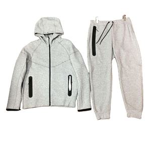 ens Breathable Polyester/Cotton Acid Wash Autumn <b>Velour</b> Sporty Hoodie Sweatshirt Set Custom Logo Oversized Streetwear - Product Image 3