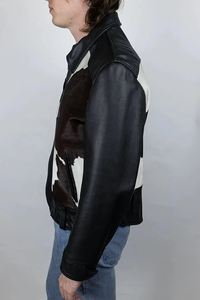 Chaqueta de Cuero para Hombre, Color Sólido, Informal, Impermeable, Cortavientos, Estilo Urbano, Nueva Moda, Cómoda para Invierno - Product Image 3