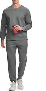 Conjunto Deportivo de 2 Piezas para Hombre, Chándal, Ropa Deportiva, Camiseta de Manga Larga, Pantalones Deportivos, Traje Deportivo Informal y Atlético - Product Image 2