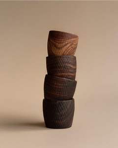 ชามไม้อะคาเซียทำด้วยมือสำหรับเสิร์ฟทรงโค้งทำจากไม้ธรรมชาติสำหรับตกแต่งห้องครัวและผลไม้หรือสลัด - Product Image 4