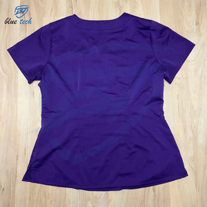 2025 Doctor Women <b>Scrub</b> Set Short Sleeve Lightweight Cotton High Quality Fashion Custom Design Nursing <b>Uniform</b> Sets - Product Image 4