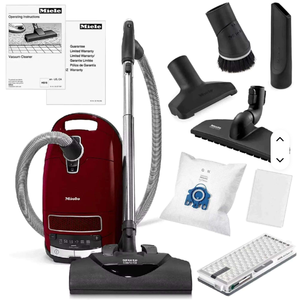 Set completo di aspirapolvere a canister nuovo di zecca con accessori per la pulizia di tappeti morbidi, pronto per la spedizione - Product Image 1