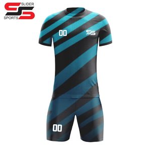 Uniforme de football respirant personnalisé d'usine professionnel pour l'entraînement d'équipe porter des vêtements de sport de maillot de compétition - Product Image 1