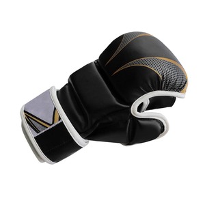 Venta al por mayor de guantes de boxeo MMA, fabricantes con logotipo personalizado, guantes de entrenamiento de cuero PU personalizados - Product Image 5