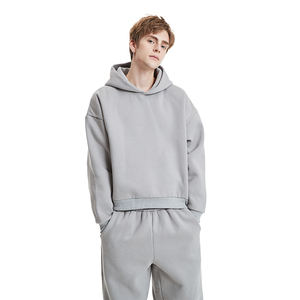 Ensemble de vêtements chauds pour hommes, ensembles de vêtements d'automne et d'hiver, sweat-shirt à col montant avec fermeture éclair, pantalon, survêtement chaud, sweat-shirts pour hommes - Product Image 1