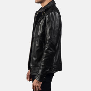 Chaqueta de Cuero para Hombre de Talla Grande, Estilo Universitario Clásico, Transpirable y Cómoda, Gran Venta - Product Image 3