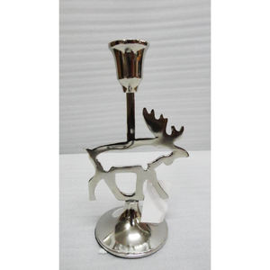 Bougeoir en aluminium poli de conception d'ange, support de bougie de Style Vintage de luxe moderne, qualité supérieure, meilleure vente - Product Image 5