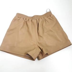 High Street-Wear Short en cuir de mouton véritable pour femme Nouvelle arrivée Respirant et élégant pour les soirées - Product Image 4