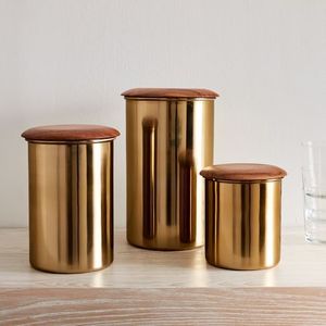 Luxury Premium Quality New Design Simple Mango Wood Modern Candle Jar Home Decor Table Top - Product Image 5